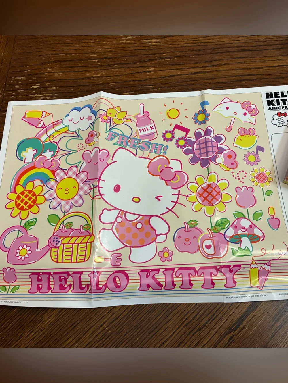 Hello Kitty Pink Floral 300-Piece Puzzle